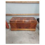 Cedar Chest with Art Deco Waterfall Design