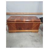 Cedar Chest with Art Deco Waterfall Design