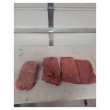 Red Shop Rags Bundle - Cotton Cleaning Cloths (30)