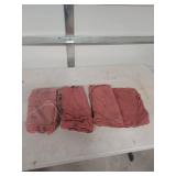 Red Shop Rags Bundle - Cotton Cleaning Cloths (30)