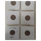 3 Cards of Lincoln Wheat Penny