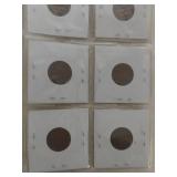 3 Cards of Lincoln Wheat Penny