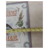Anheuser-Busch Metal Beer Sign with Eagle Logo