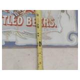 Anheuser-Busch Metal Beer Sign with Eagle Logo