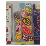 Blue Q Novelty Kitchen Dish Towel Set and Oven Mitt