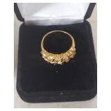 Double Row CZ Ring in Box