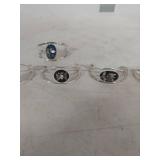 Abalone Inlay Cuff Bracelets