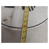 Western Airlines Round Metal Logo Sign