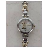 Two-Tone Bubble Link Ladies Watch - Disney Mickey Mouse