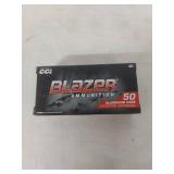 CCI Blazer 9mm Luger 115gr FMJ Ammunition - 50 Rounds