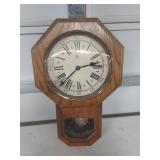 Elgin Octagonal Regulator Wall Clock