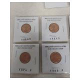 Uncirculated Lincoln and Wheat Penny Collection