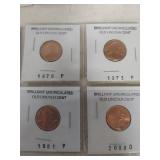 Uncirculated Lincoln and Wheat Penny Collection