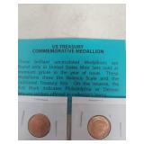 Limited Edition Commemorative Medallion and US Treasury Commemorative Medallion Set
