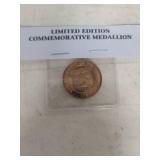 Limited Edition Commemorative Medallion and US Treasury Commemorative Medallion Set