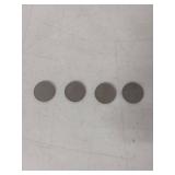 (4) Liberty Head V Nickels