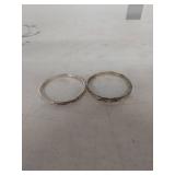 Etched Band bracelet Set