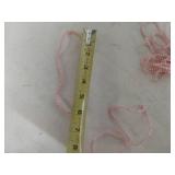 Pink Glass Beaded Strands