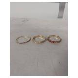 Decorative Enamel Bangle Set