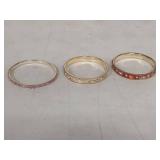 Decorative Enamel Bangle Set