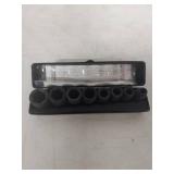 PITTSBURGH 8-Piece Impact Socket Set  - SAE, 3/8" DRIVE