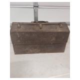 Multi-Tier Metal Tool Box with Tools