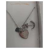 Anchor and Heart Charm Necklace