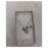 Anchor and Heart Charm Necklace