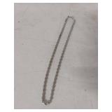 Sterling Silver Rope Chain Necklace