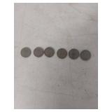 (6) Liberty Head V Nickel Collection