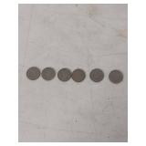 (6) Liberty Head V Nickel Collection