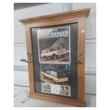 1981 Dodge Ramcharger Advertisement in Oak Frame with Wrench Hooks