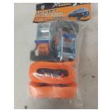 XStrap Heavy Duty 1in x 10ft Ratchet Tie Down Straps - 2 Pack