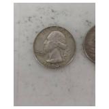 (3) Washington Silver Quarters