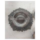 Ornate Silver Plated Serving Plates Set