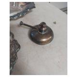 Ornate Silver Plated Serving Plates Set