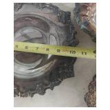 Ornate Silver Plated Serving Plates Set