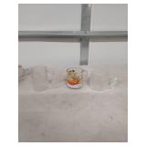 Batman, Garfield And Flintstones Glass Mug Collection
