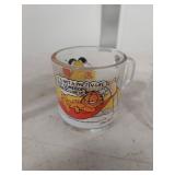 Batman, Garfield And Flintstones Glass Mug Collection