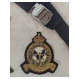 RAF Squadron Military Patches and Belt Collection