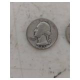 (3) Washington Silver Quarters