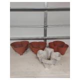 (6) Planter Pots with Drainage