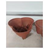 (6) Planter Pots with Drainage