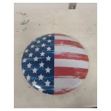American Flag Design Metal Wall Art