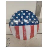 American Flag Design Metal Wall Art