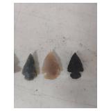 Native American Stone Arrowhead Collection