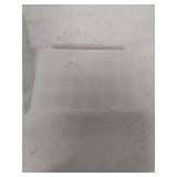 (2) Frosted Plastic Storage Organizer Box with Compartments