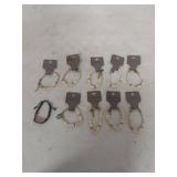 Colonial Crafts Bone Bead Bracelets Lot