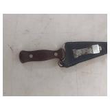 Western USA W75 Fixed Blade Knife with Sheath