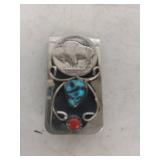 Native American Money Clip with Buffalo Nickel